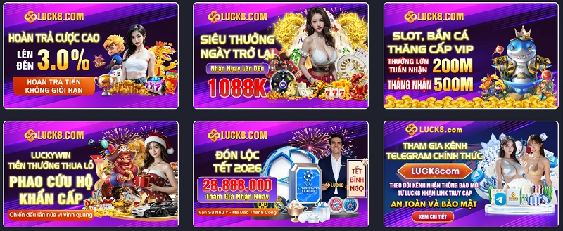 Khuyến Mãi Luck8